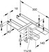 Head plate for profile rail U-profile KUDK 6040