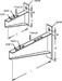 Bracket for cable support system 540 mm 233 mm KTASS 500