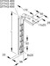 Ceiling profile for cable support system  GTTKS 400 S