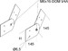 Connector for cable support system Corner joint KKGV 110