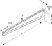 Bracket for cable support system 710 mm 150 mm KTA 700 E3