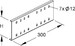 Connector for cable support system Longitudinal joint RVV 110 E3