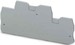 Endplate and partition plate for terminal block Grey 3205187