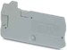 Endplate and partition plate for terminal block Grey 3033045