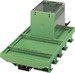 Endplate and partition plate for terminal block Green 2958147