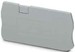 Endplate and partition plate for terminal block Grey 3030488