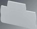 Endplate and partition plate for terminal block Grey 3030462