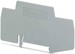 Endplate and partition plate for terminal block Grey 3030747