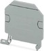 Endplate and partition plate for terminal block Grey 3047167