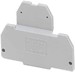 Endplate and partition plate for terminal block Grey 3002665