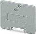 Endplate and partition plate for terminal block Grey 1413227