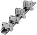 End bracket for terminal block Grey Screwable 1401637