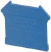 Endplate and partition plate for terminal block Blue 3003101
