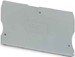 Endplate and partition plate for terminal block Grey 3036657