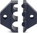 Insert for crimp tool cable lugs, cable end sleeves, screen conn