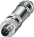Sensor-actuator connector M8 Male (plug) Straight 1542884