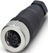 Sensor-actuator connector M12 Female (bus) Straight 1543029