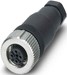 Sensor-actuator connector M12 Female (bus) Straight 1543032