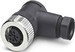 Sensor-actuator connector M12 Female (bus) Vertical 1543061