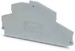Endplate and partition plate for terminal block Grey 3035098