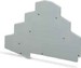 Endplate and partition plate for terminal block Grey 3036673