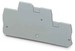 Endplate and partition plate for terminal block  3206306