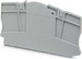 Endplate and partition plate for terminal block Grey 3212167