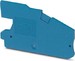 Endplate and partition plate for terminal block Blue 3213978