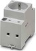 Socket outlet for distribution board 250 V 16 A 1656534