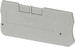Endplate and partition plate for terminal block Grey 3208184