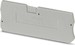 Endplate and partition plate for terminal block Grey 3208375