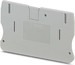 Endplate and partition plate for terminal block Grey 3212057