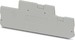 Endplate and partition plate for terminal block Grey 3213894