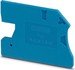 Endplate and partition plate for terminal block Grey 3245079