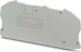 Endplate and partition plate for terminal block Grey 3208799