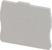 Endplate and partition plate for terminal block Grey 3248140