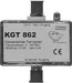 Coax coupler Straight Plug/bus F KGT 862BW