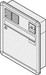 Letterbox Aluminium Flush mounted (plaster) 100250179016