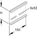 Connector for cable support system Longitudinal joint 153E11-A