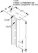 Ceiling profile for cable support system 200 mm 80 mm 16A3-200