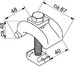 Mounting element for support/profile rail C-profile 16A4-1-DA