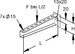 Bracket for cable support system  17B2-500