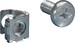 Square caged nut Steel Galvanic/electrolytic zinc plated 7000990