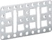 Mounting plate for distribution board 60 mm 110 mm Steel 4532000