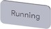 Text plate for control circuit devices RUNNING 3SU19000AC810EB0