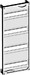 Panel for distribution board 600 mm 250 mm 8GK43514KK11