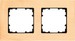 Cover frame for domestic switching devices 2 2 5TG11024