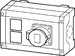 Tap off unit for busbar trunk 4 5 16 A BVP:034291