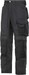 Working trousers 48 Black 33110404048