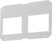 Cover strip for meter-/distribution board Plastic Grey 07104501